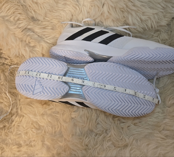 Adidas White and Black Athletic Shoes - Picture 3 of 9